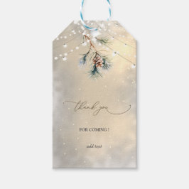 Florale gouden lijst champagneglas bruiloft cadeaulabel