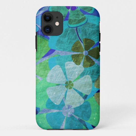 florale grunge Case-Mate iPhone case (Achterkant)