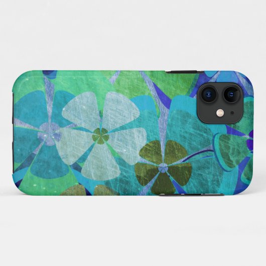 florale grunge Case-Mate iPhone case (Achterkant (horizontaal))