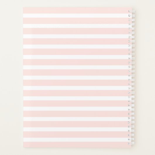 Florale hars Bijbelse molenroze stropen Planner (Achterkant)