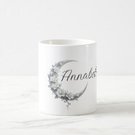 Florale Hemel Persoonlijke Maan Godin Naam Koffiemok