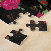 florale huid legpuzzel (Zijkant)