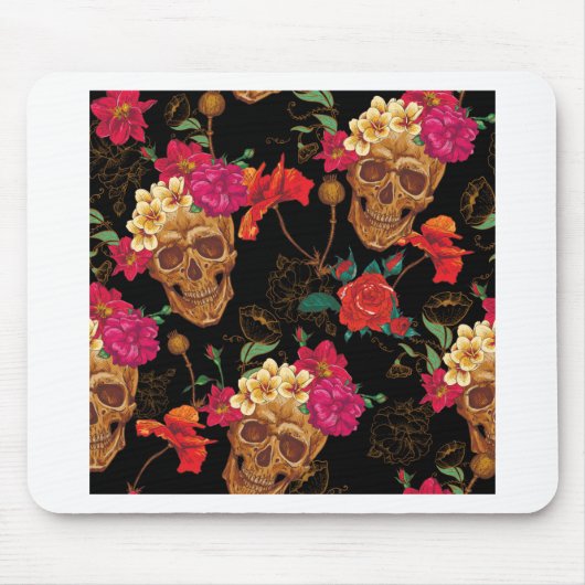florale huid muismat (Voorkant)