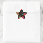 florale huid ster sticker (Tas)