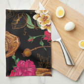 florale huid theedoek (Quarter Fold)