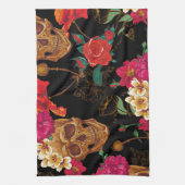 florale huid theedoek (Verticaal)