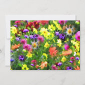 Florale indrukken Uitnodiging tot zomerzonde (Voorkant)