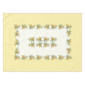  florale, ingecheckte &stippen tablecloth 52"x70" tafelkleed (Voorkant (Horizontaal))