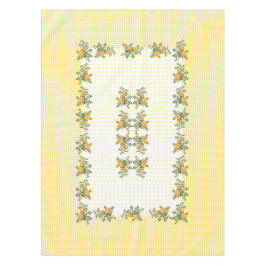  florale, ingecheckte &stippen tablecloth 52"x70" tafelkleed