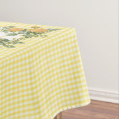 florale, ingecheckte &stippen tablecloth 52"x70" tafelkleed (Voorbeeld)