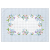  florale, ingecheckte &stippen tablecloth 60"x84" tafelkleed (Voorkant (Horizontaal))