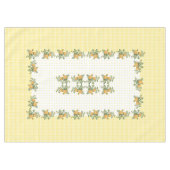  florale, ingecheckte &stippen tablecloth 60"x84" tafelkleed (Voorkant (Horizontaal))