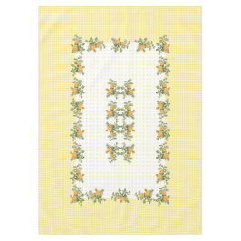  florale, ingecheckte &stippen tablecloth 60"x84" tafelkleed