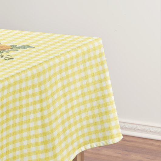  florale, ingecheckte &stippen tablecloth 60"x84" tafelkleed (Voorbeeld)
