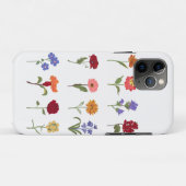 Florale iPhone 11 Pro Hoes| Gepersonaliseerde tele Case-Mate iPhone Case (Achterkant (horizontaal))