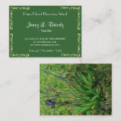  florale Iris van Vincent van Gogh Visitekaartje (Voorkant / Achterkant)