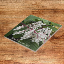 Florale keramische tegel van False Solomon