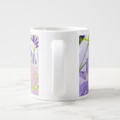 florale koffiemok met leuke bloemendesign mok (Achterkant)