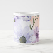 florale koffiemok met leuke bloemendesign mok (Voorkant)