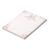 Florale Konijn Notitieblok (Linkerzijde)