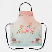 Florale kunst,  bloemen, bloeiende bloemen schort (Voorkant)