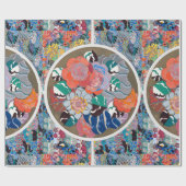  florale kunst cadeaupapier (Vlak)