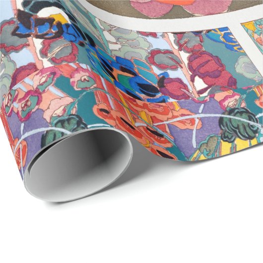  florale kunst cadeaupapier (Rol Hoek)