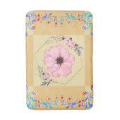 Florale kunst, hergeboorte voorjaar badmat (Voorkant Verticaal)