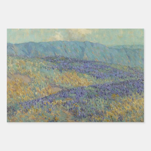 Florale kunstselectie (mooie bloemen) inpakpapier vel (Voorkant 2)