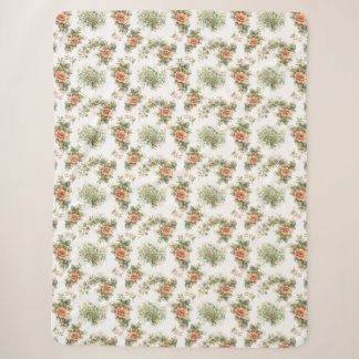 Florale-Kuscheldecke – Sanfte Herbstblume Sherpa Deken