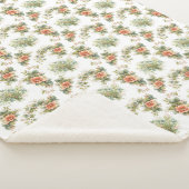 Florale-Kuscheldecke – Sanfte Herbstblume Sherpa Deken (3/4)