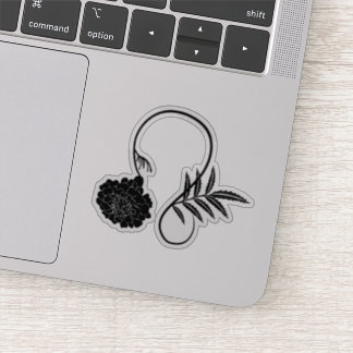 Florale Leeuw astrologie sterrenbeeld Sticker