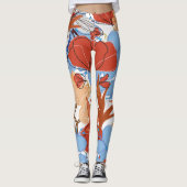florale leggings (Voorkant)