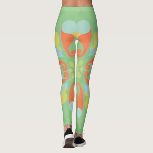 Florale Leggings (Achterkant)