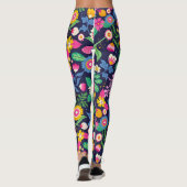 Florale leggings (Achterkant)