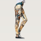 Florale Leggings met een melkeffect (Rechts)