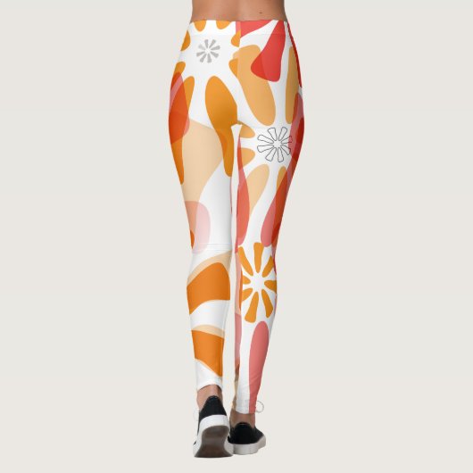 Florale Leggings met Flare (Achterkant)