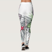 florale leggings voor de zomer (Achterkant)
