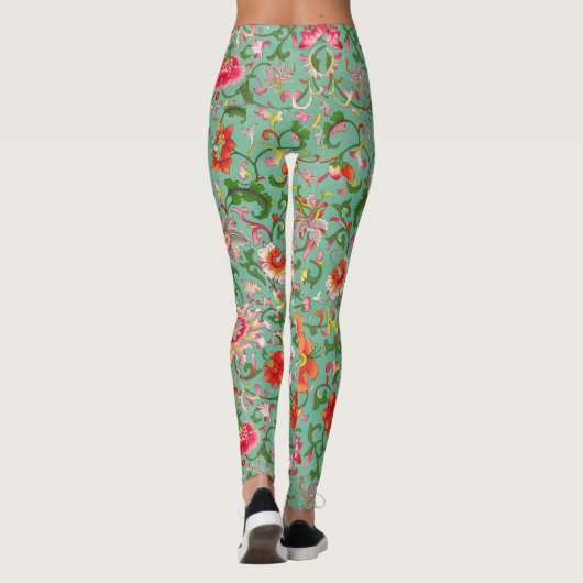 Florale Leggings voor vrouwen (Achterkant)