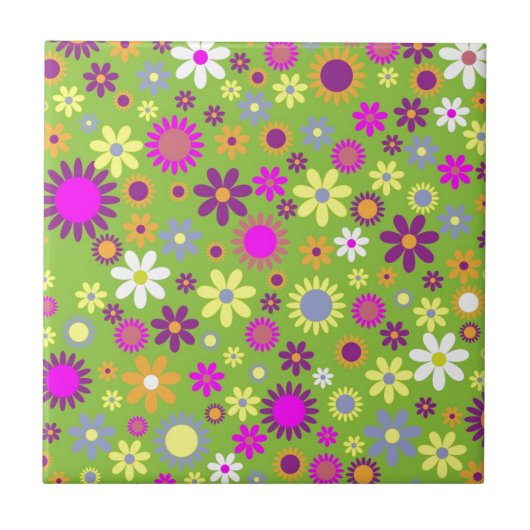  florale lentesmaisy illustratie tegeltje (Voorkant)