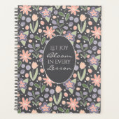 Florale lerararenplanner - Let Joy Bloom Design Planner (Voorkant)