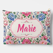 Florale Mahjong Tegeltjes Tas Persoonlijk (Achterkant)