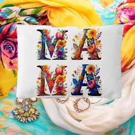 Florale MAMA gepersonaliseerd Etui