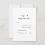 florale  marinebruiloft rsvp (Voorkant)