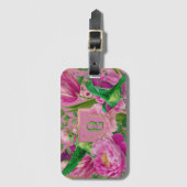 Florale Maximalistische Vogels van Paradijs Bagagelabel (Voorkant (verticaal))