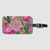 Florale Maximalistische Vogels van Paradijs Bagagelabel (Voorkant (horizontaal))