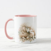 Florale Moeder Lammetje Mok Moederdag Geschenk (Links)