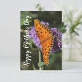 florale moederdag bedankkaart (Staand voorkant)