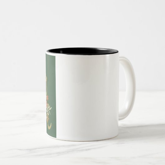 florale mok (Voorkant rechts)