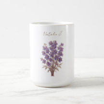 Florale mok, gepersonaliseerde ridderspoor